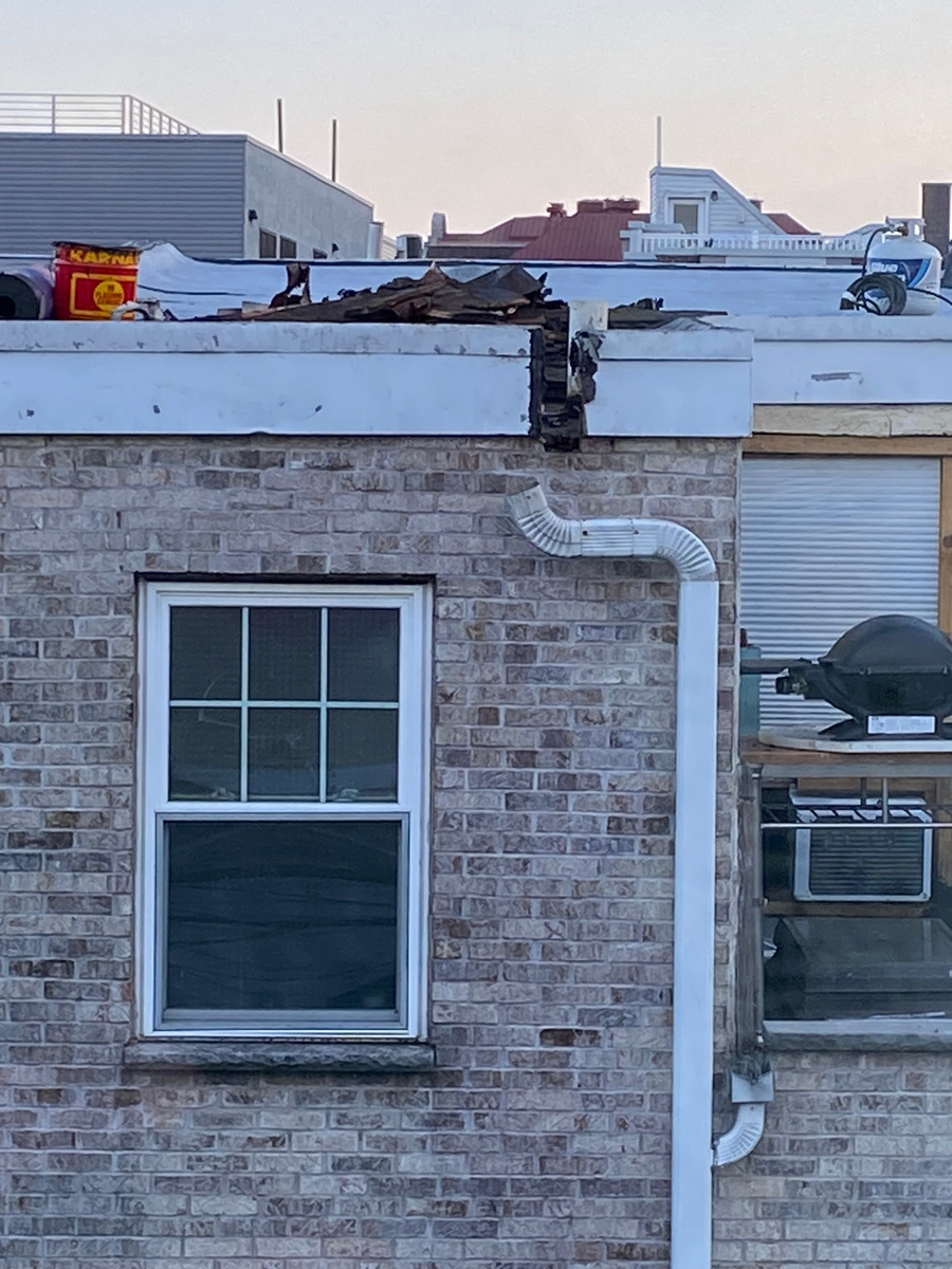 Photographic documentation of the work as submitted to the city's 311 record.