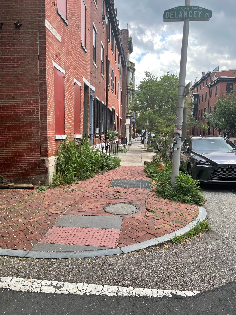 Photographic documentation of the work as submitted to the city's 311 record.