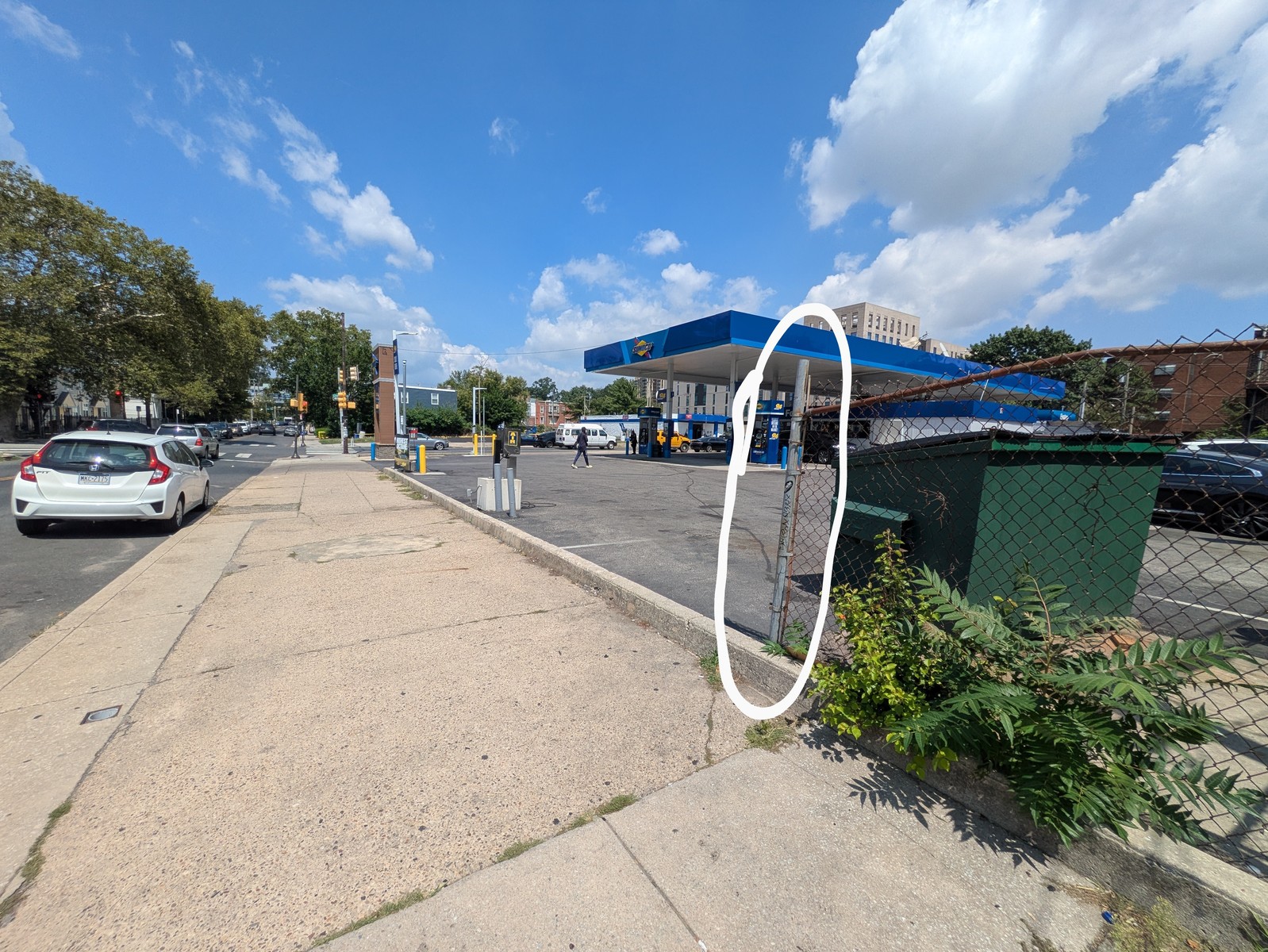 Photographic documentation of the work as submitted to the city's 311 record.