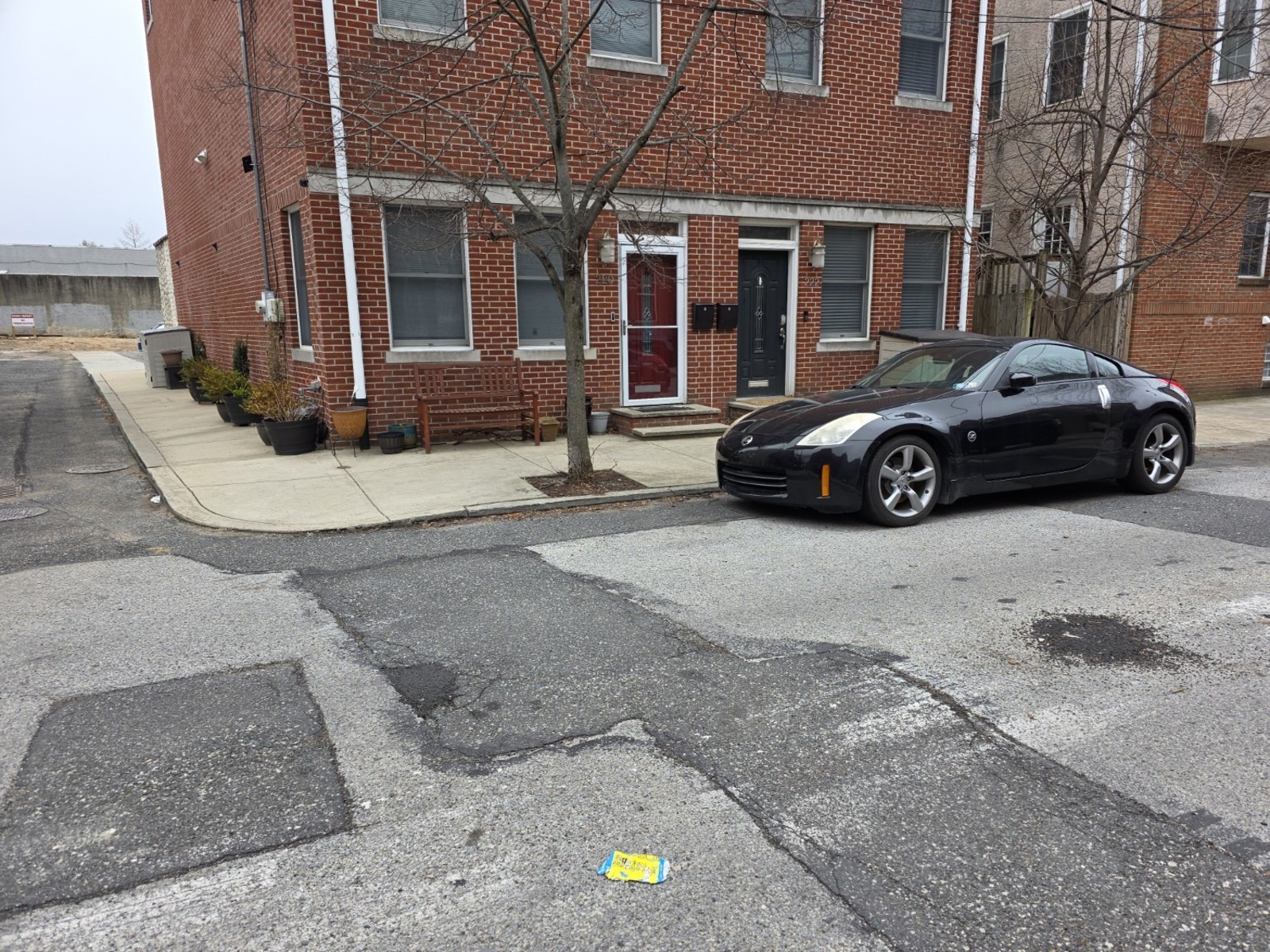 Photographic documentation of the work as submitted to the city's 311 record.