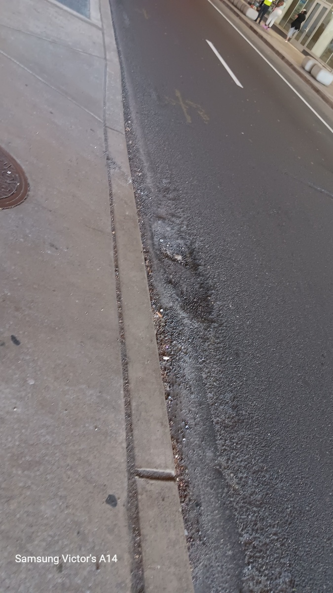 Photographic documentation of the work as submitted to the city's 311 record.