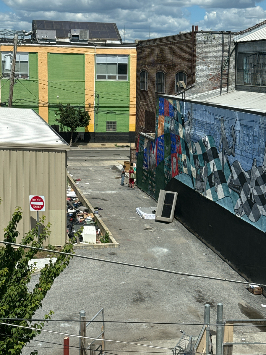 Photographic documentation of the work as submitted to the city's 311 record.