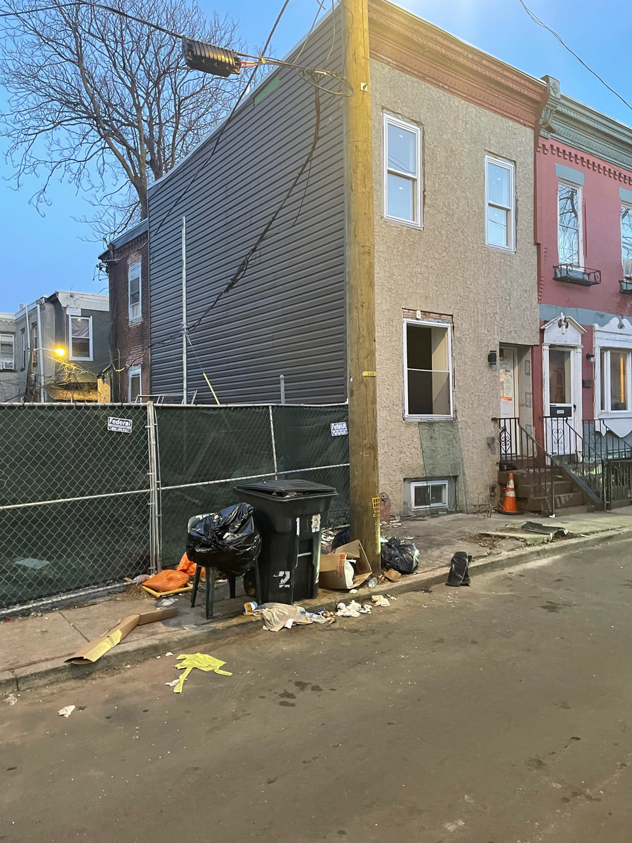 Photographic documentation of the work as submitted to the city's 311 record.