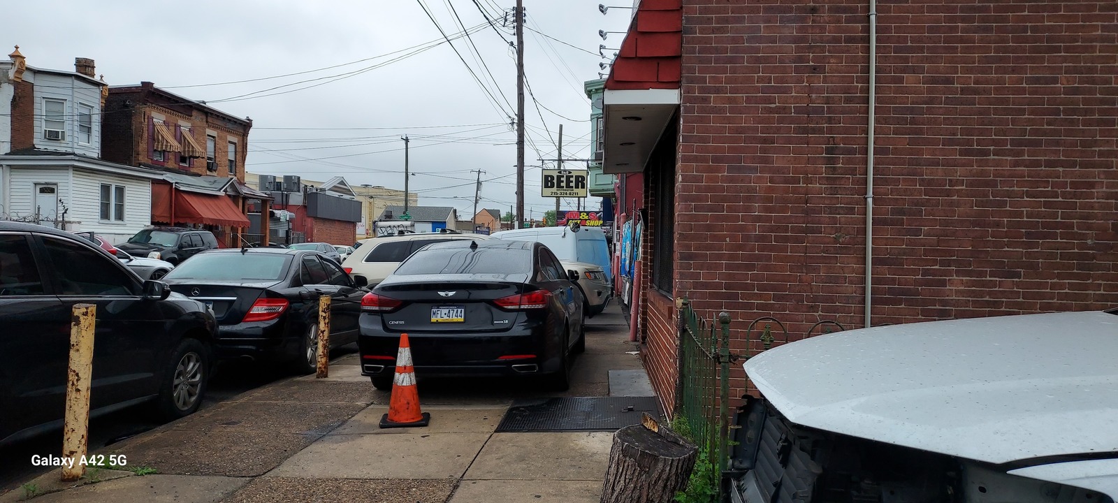 Photographic documentation of the work as submitted to the city's 311 record.