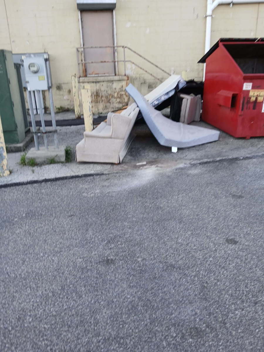 Photographic documentation of the work as submitted to the city's 311 record.