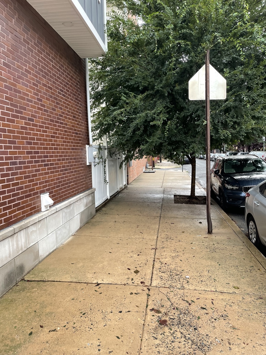 Photographic documentation of the work as submitted to the city's 311 record.