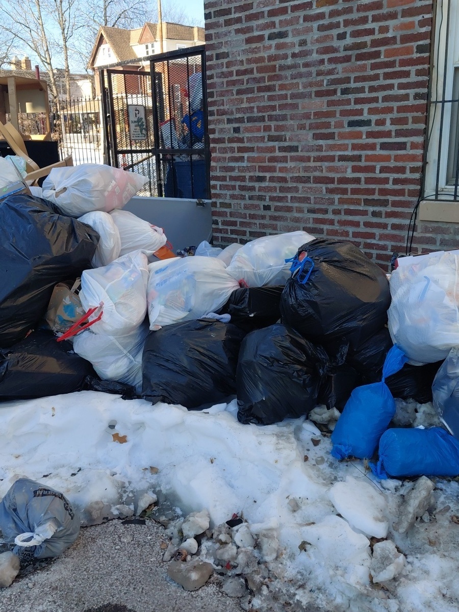 Photographic documentation of the work as submitted to the city's 311 record.