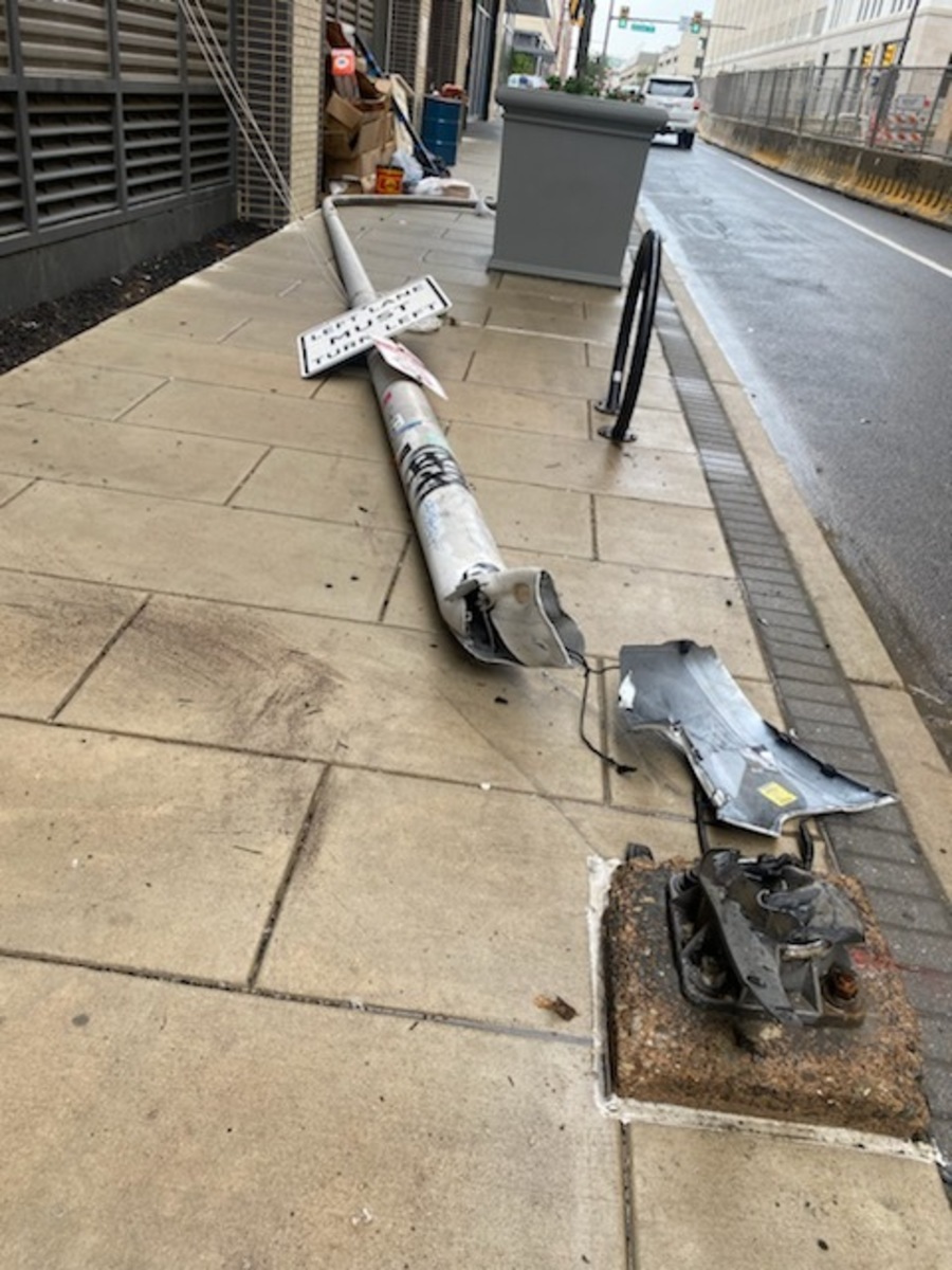 Photographic documentation of the work as submitted to the city's 311 record.