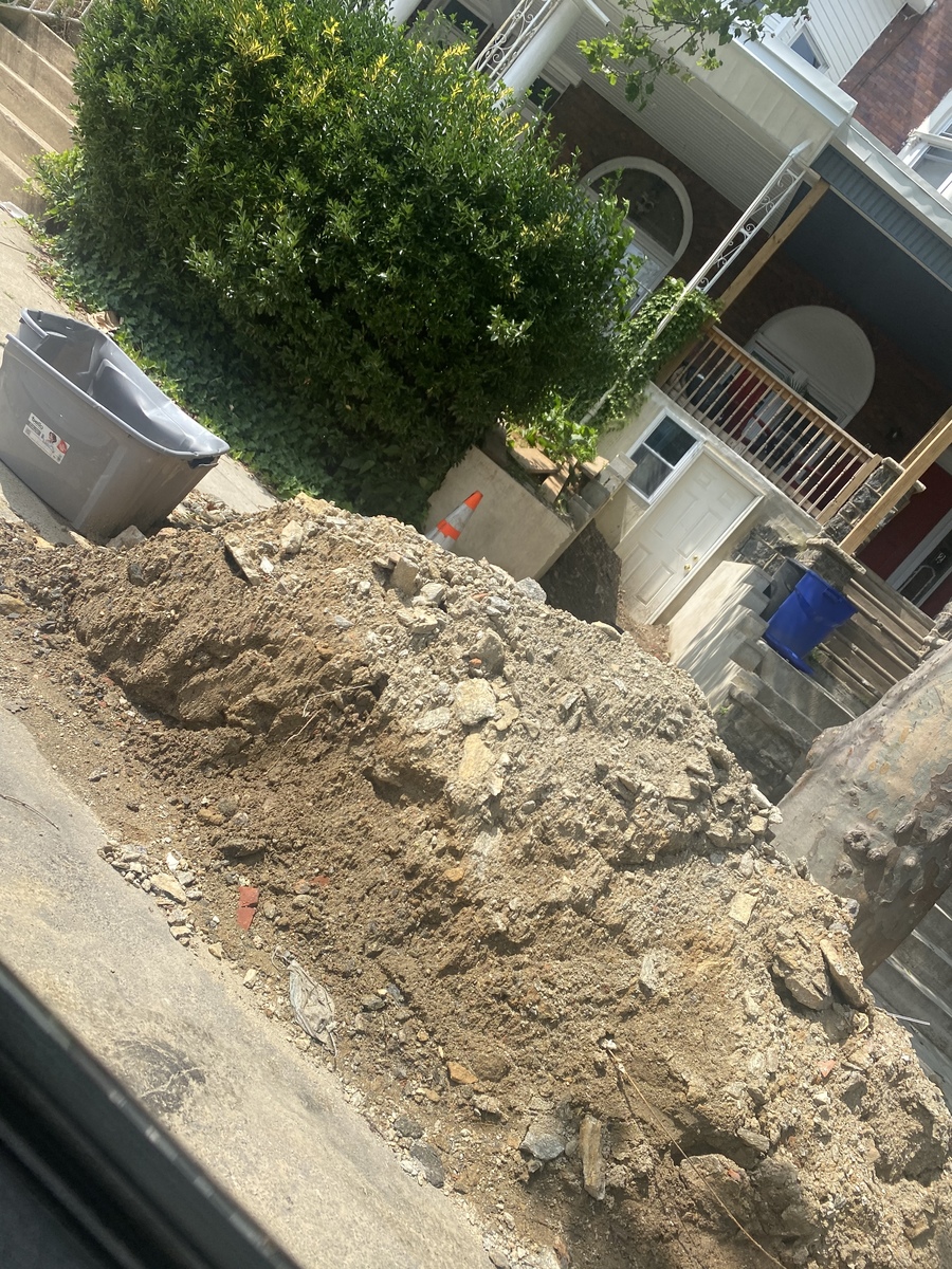Photographic documentation of the work as submitted to the city's 311 record.