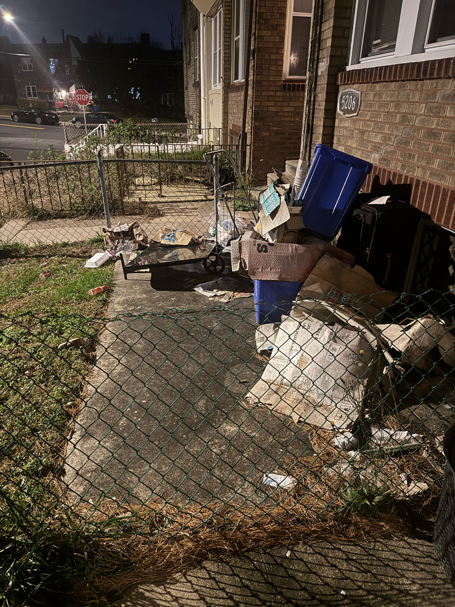 Photographic documentation of the work as submitted to the city's 311 record.