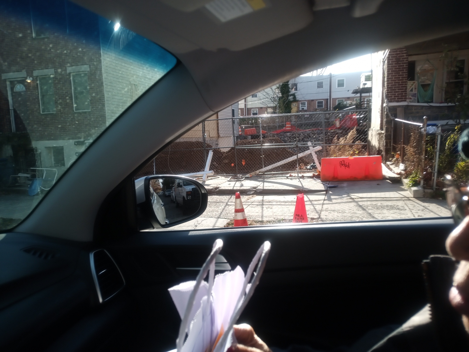 Photographic documentation of the work as submitted to the city's 311 record.