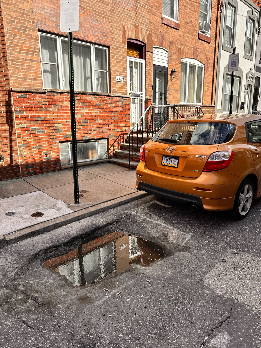 Photographic documentation of the work as submitted to the city's 311 record.