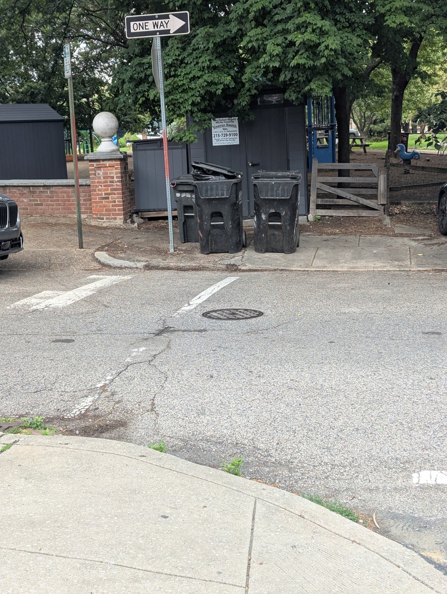 Photographic documentation of the work as submitted to the city's 311 record.