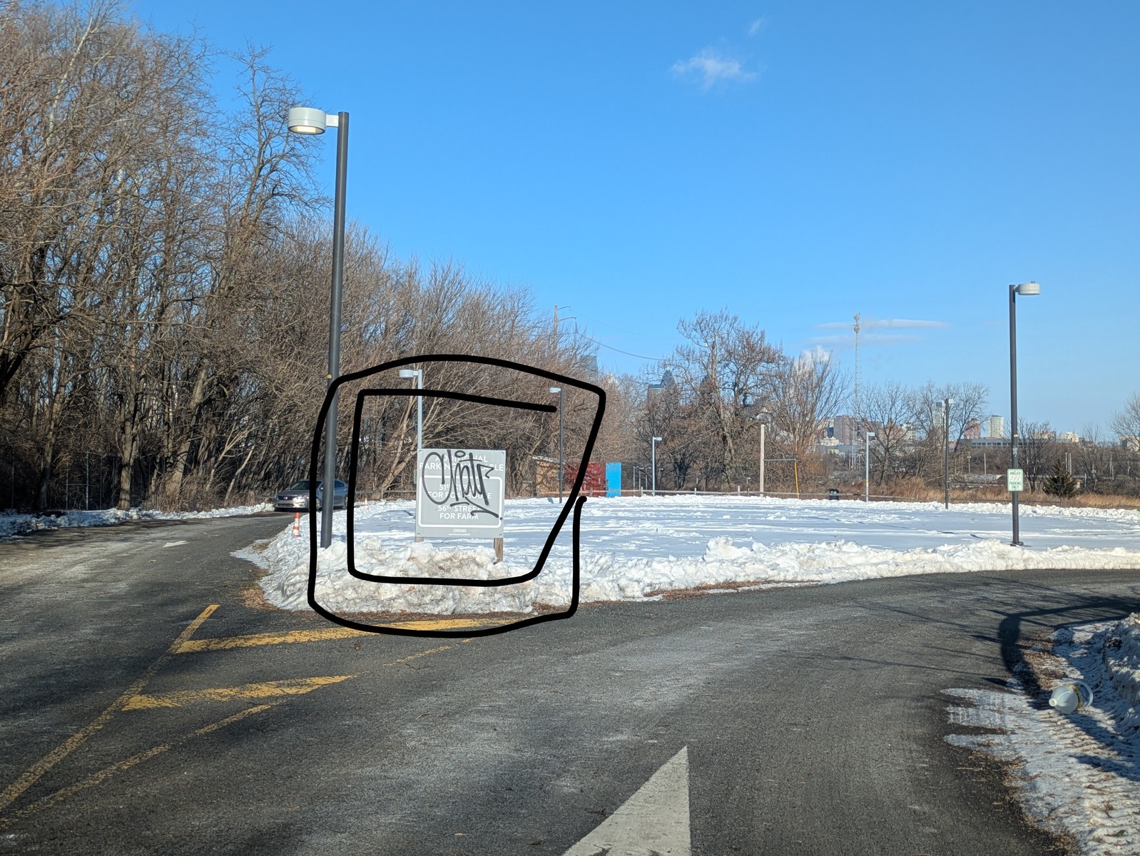 Photographic documentation of the work as submitted to the city's 311 record.