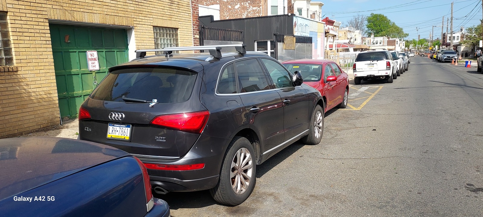 Photographic documentation of the work as submitted to the city's 311 record.