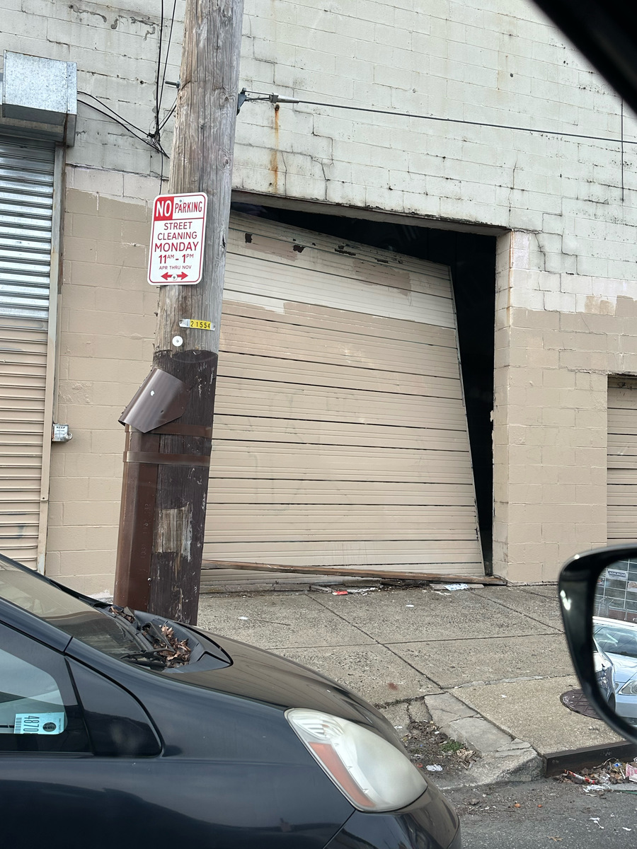 Photographic documentation of the work as submitted to the city's 311 record.