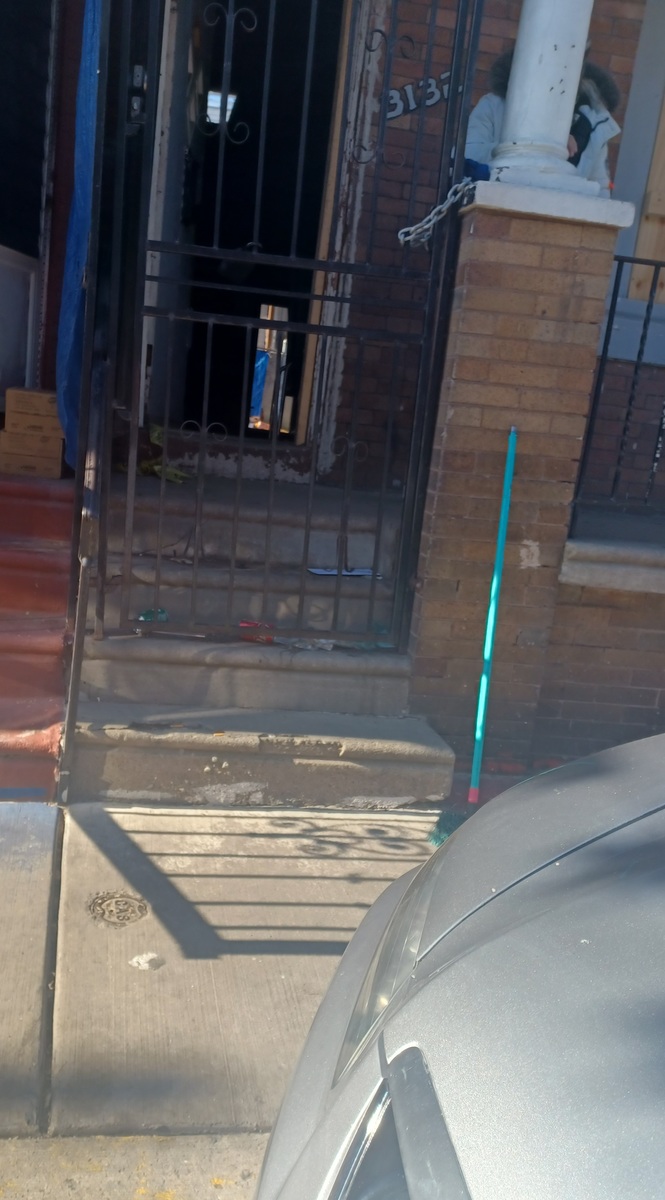 Photographic documentation of the work as submitted to the city's 311 record.