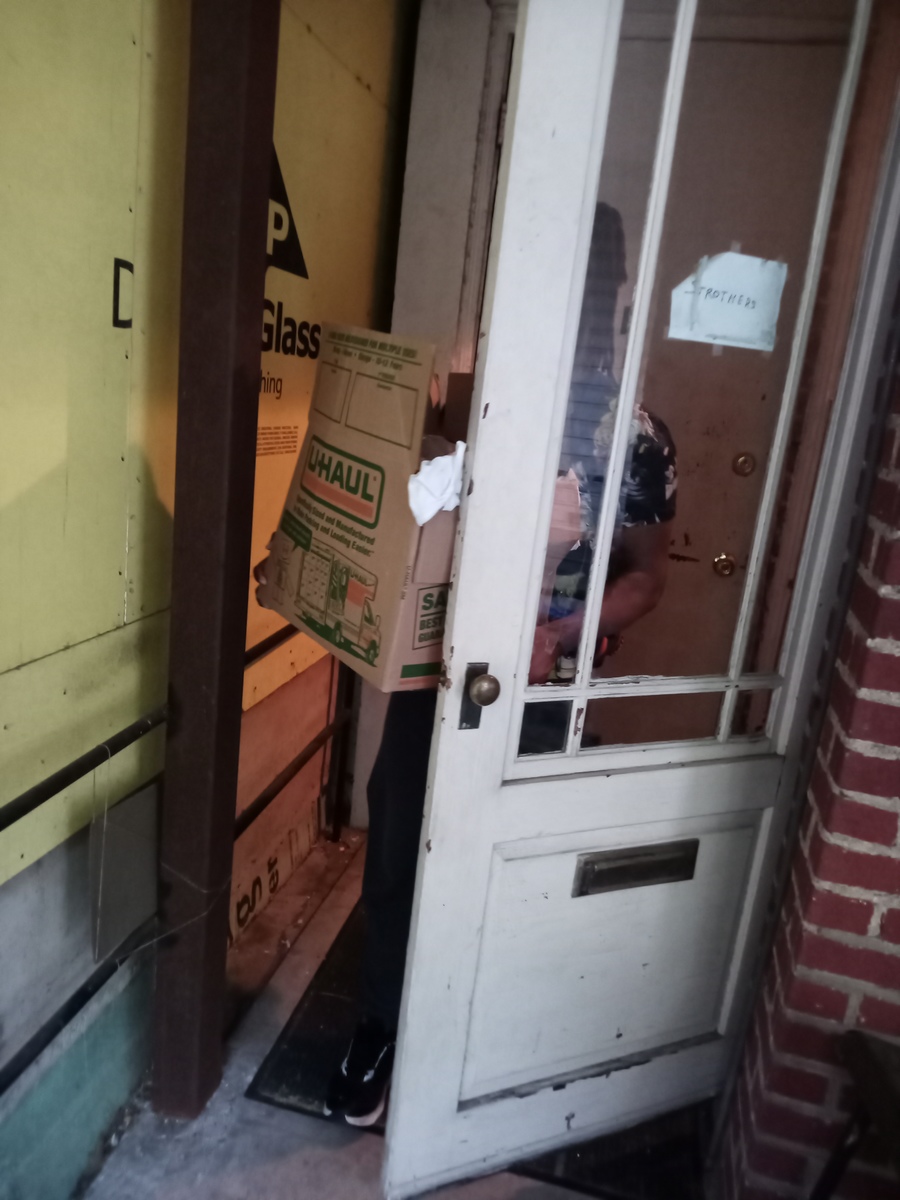Photographic documentation of the work as submitted to the city's 311 record.