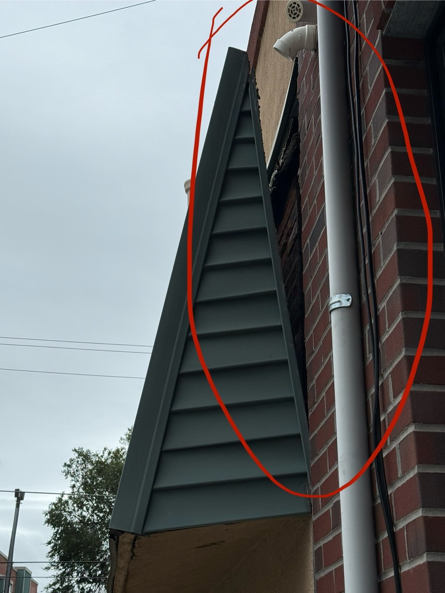 Photographic documentation of the work as submitted to the city's 311 record.
