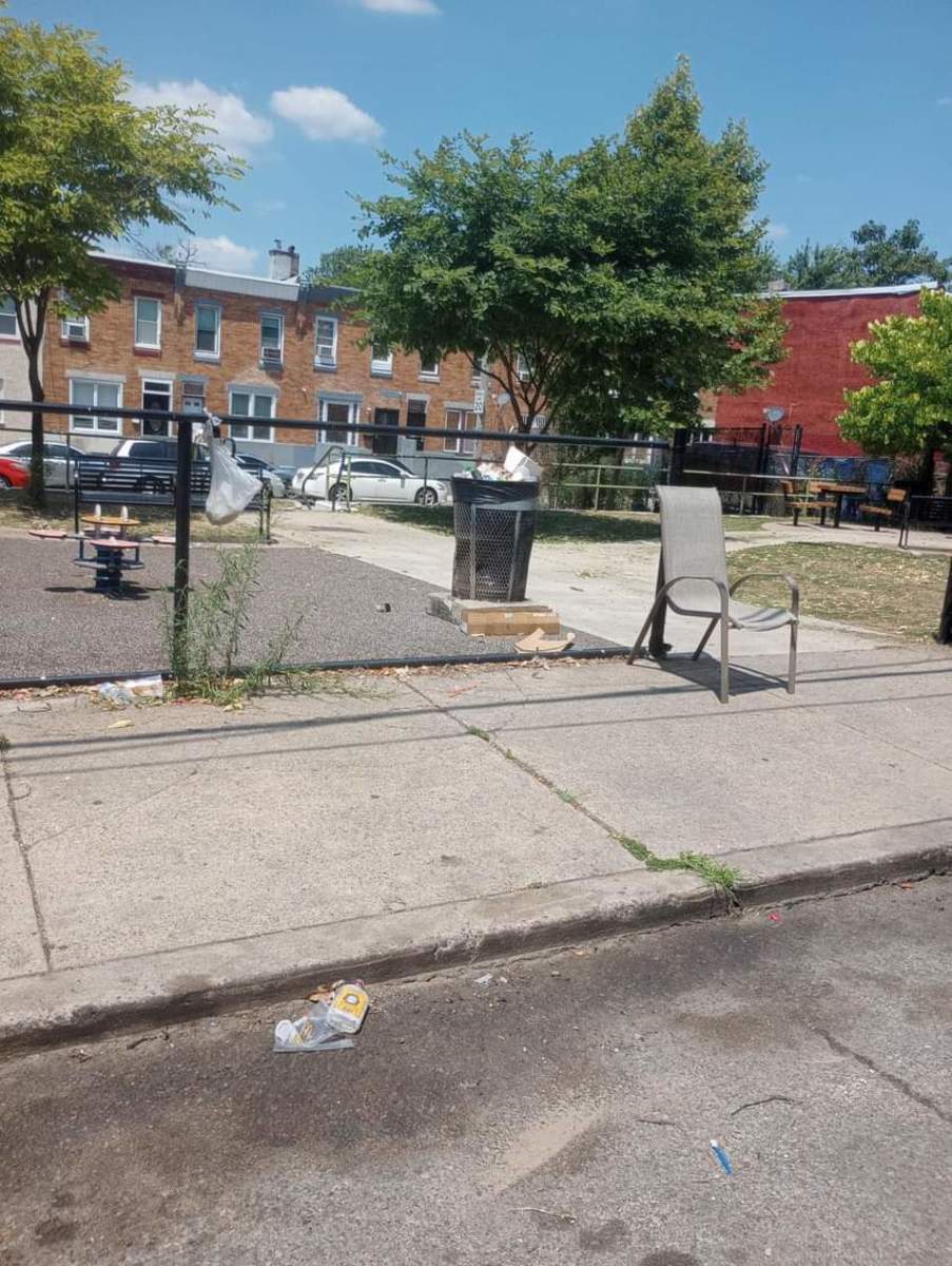 Photographic documentation of the work as submitted to the city's 311 record.