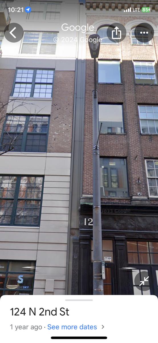 Photographic documentation of the work as submitted to the city's 311 record.