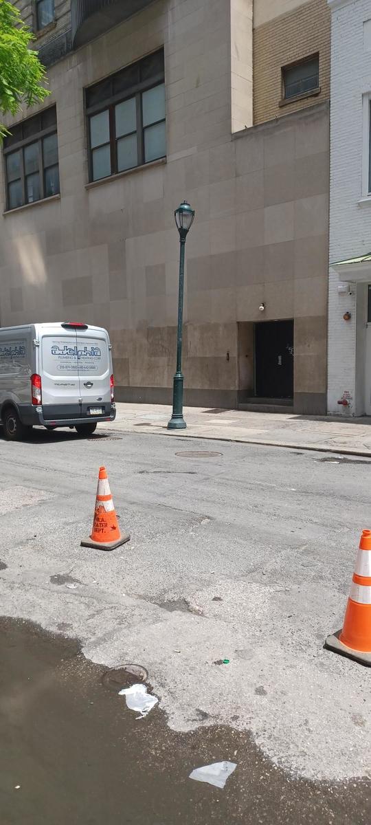 Photographic documentation of the work as submitted to the city's 311 record.