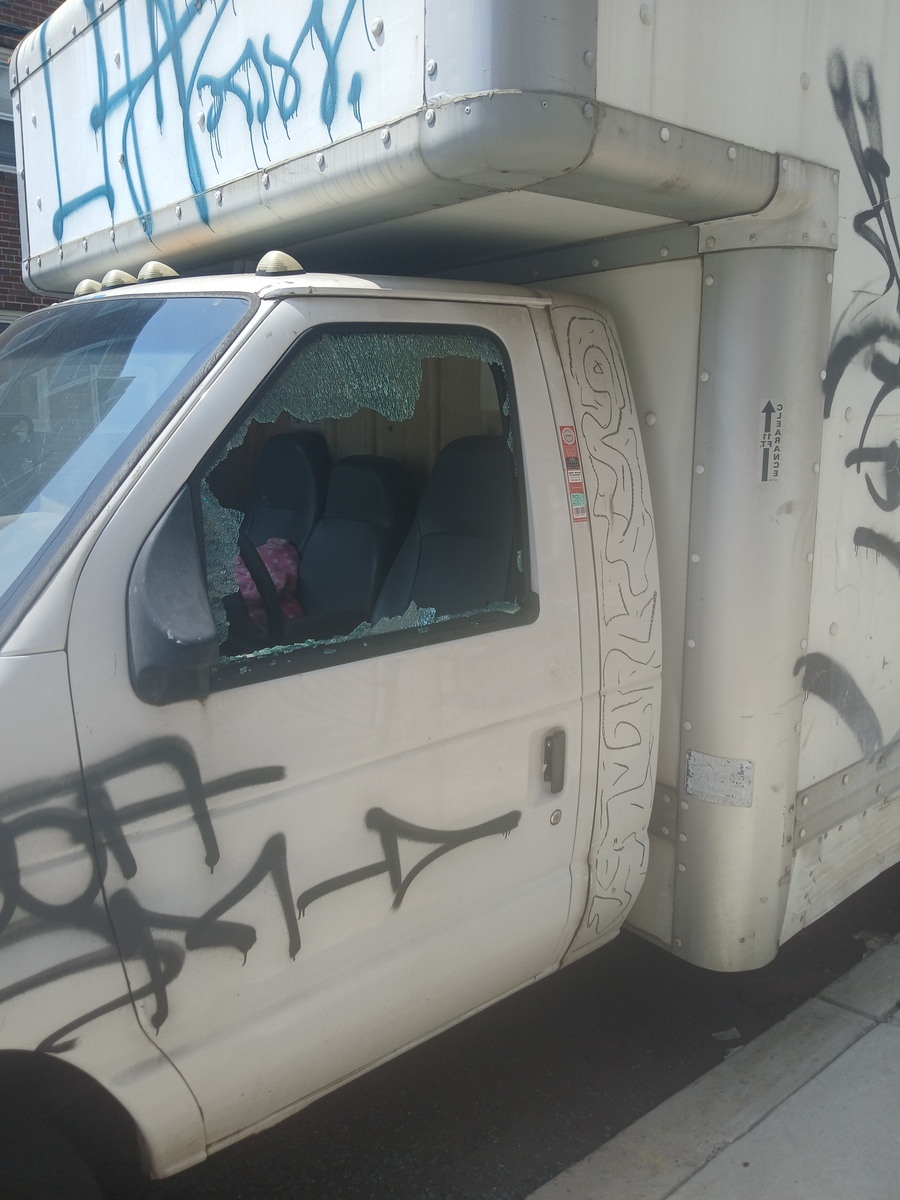 Photographic documentation of the work as submitted to the city's 311 record.