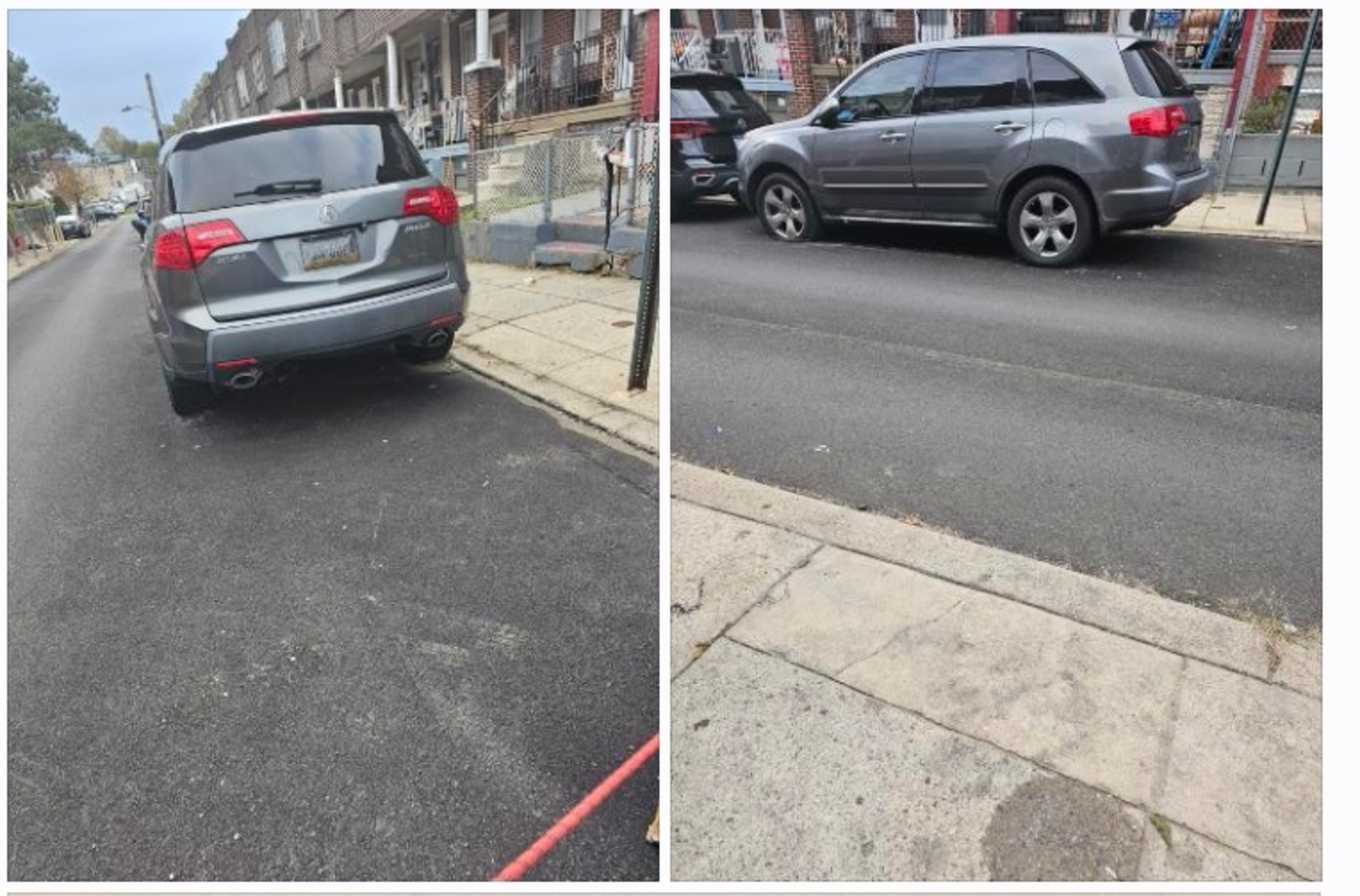 Photographic documentation of the work as submitted to the city's 311 record.