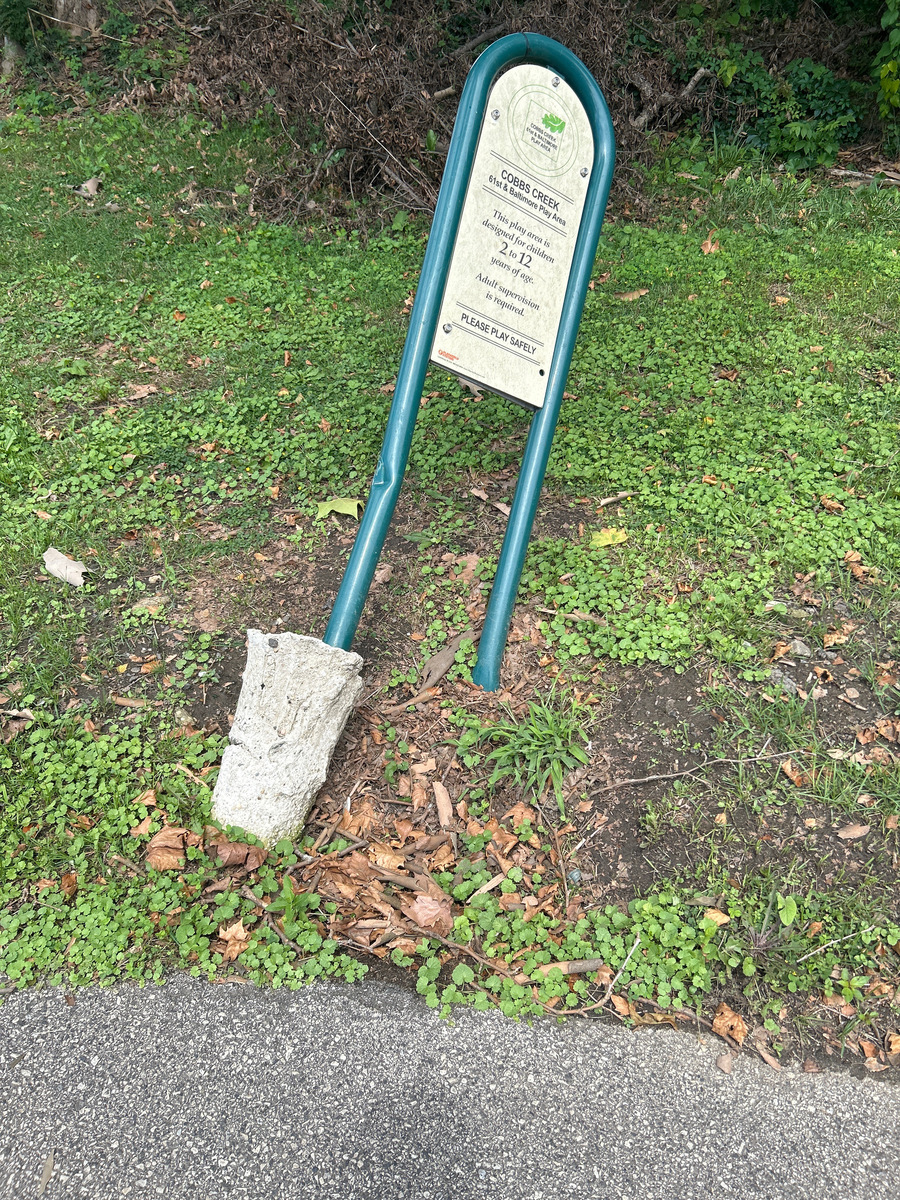 Photographic documentation of the work as submitted to the city's 311 record.