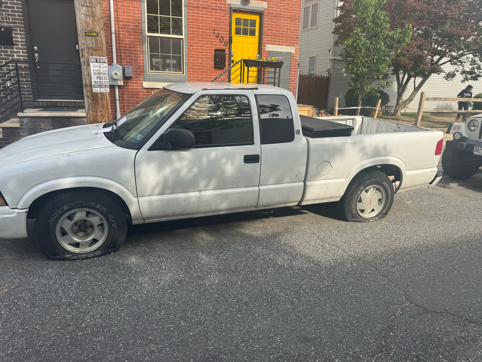 Photographic documentation of the work as submitted to the city's 311 record.
