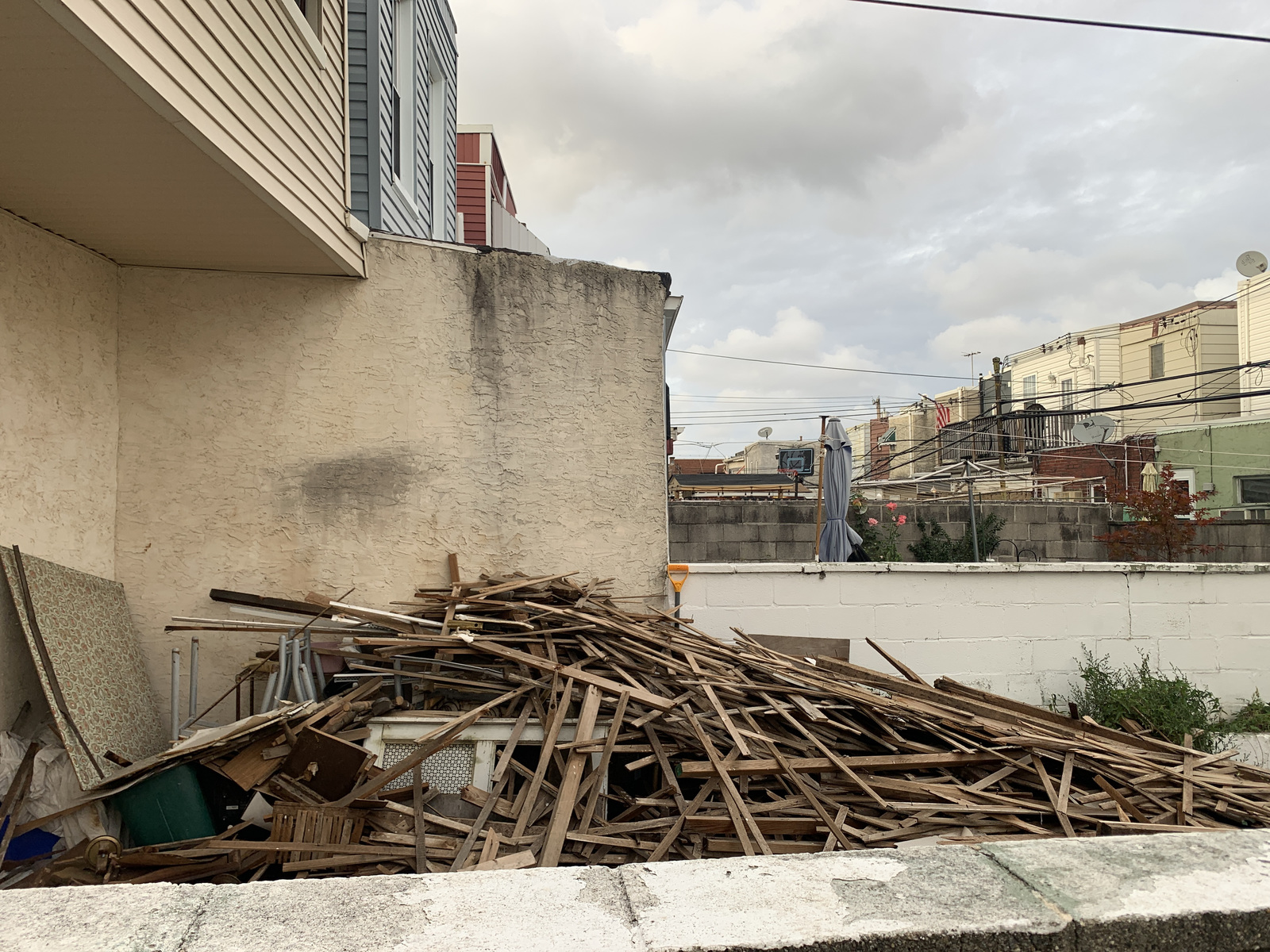 Photographic documentation of the work as submitted to the city's 311 record.