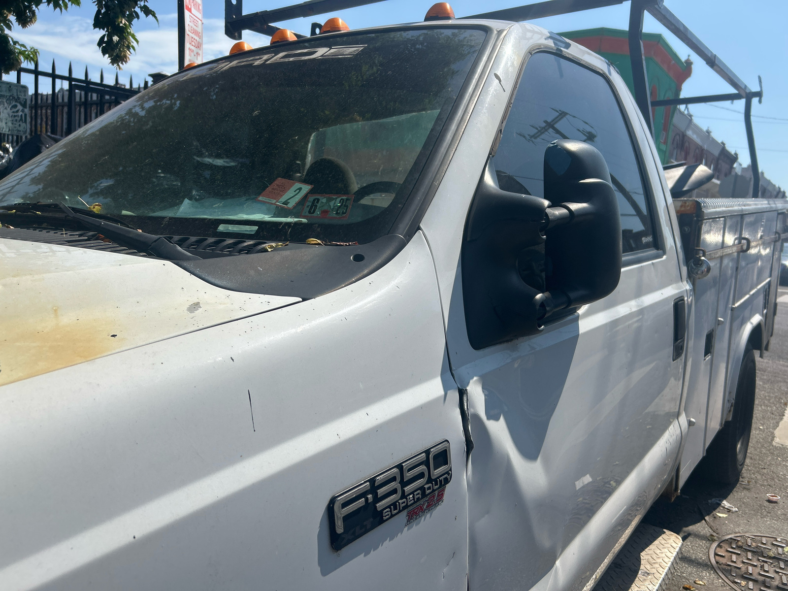 Photographic documentation of the work as submitted to the city's 311 record.
