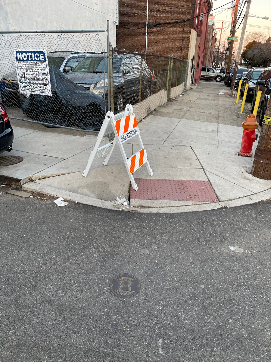Photographic documentation of the work as submitted to the city's 311 record.