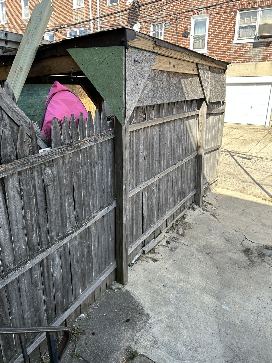 Photographic documentation of the work as submitted to the city's 311 record.