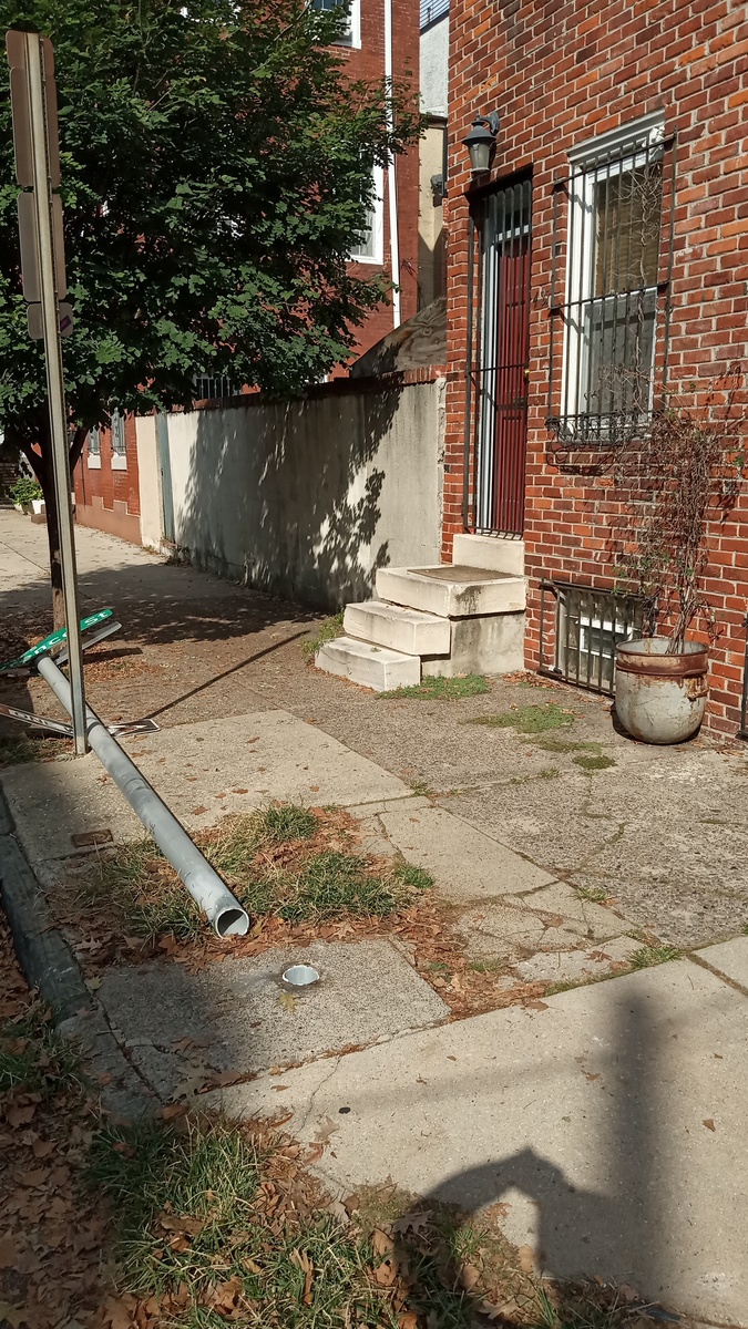 Photographic documentation of the work as submitted to the city's 311 record.