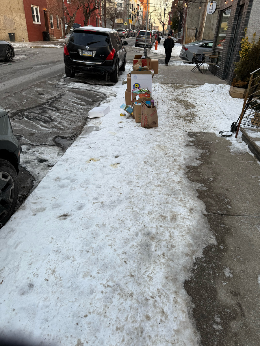 Photographic documentation of the work as submitted to the city's 311 record.