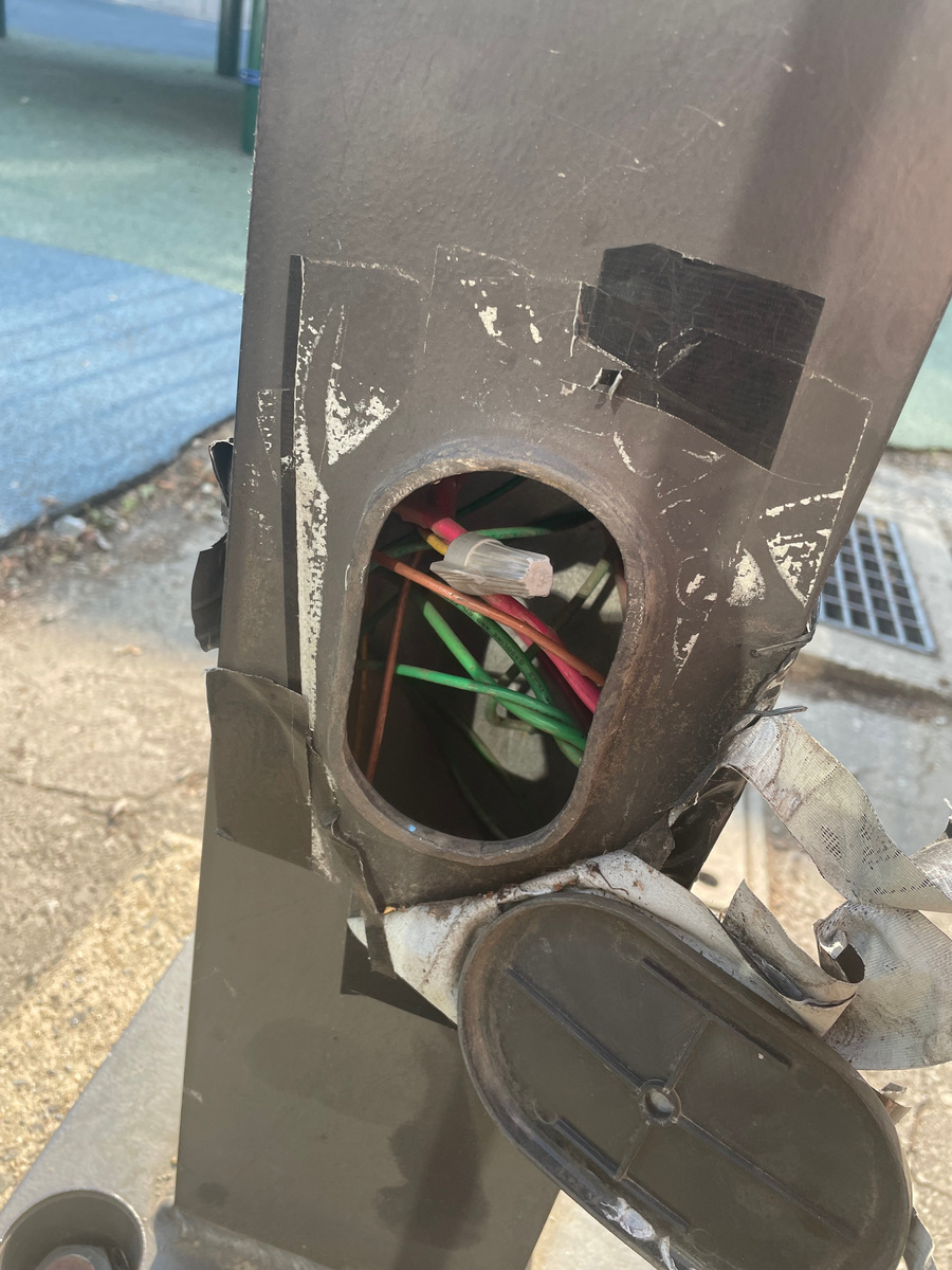 Photographic documentation of the work as submitted to the city's 311 record.