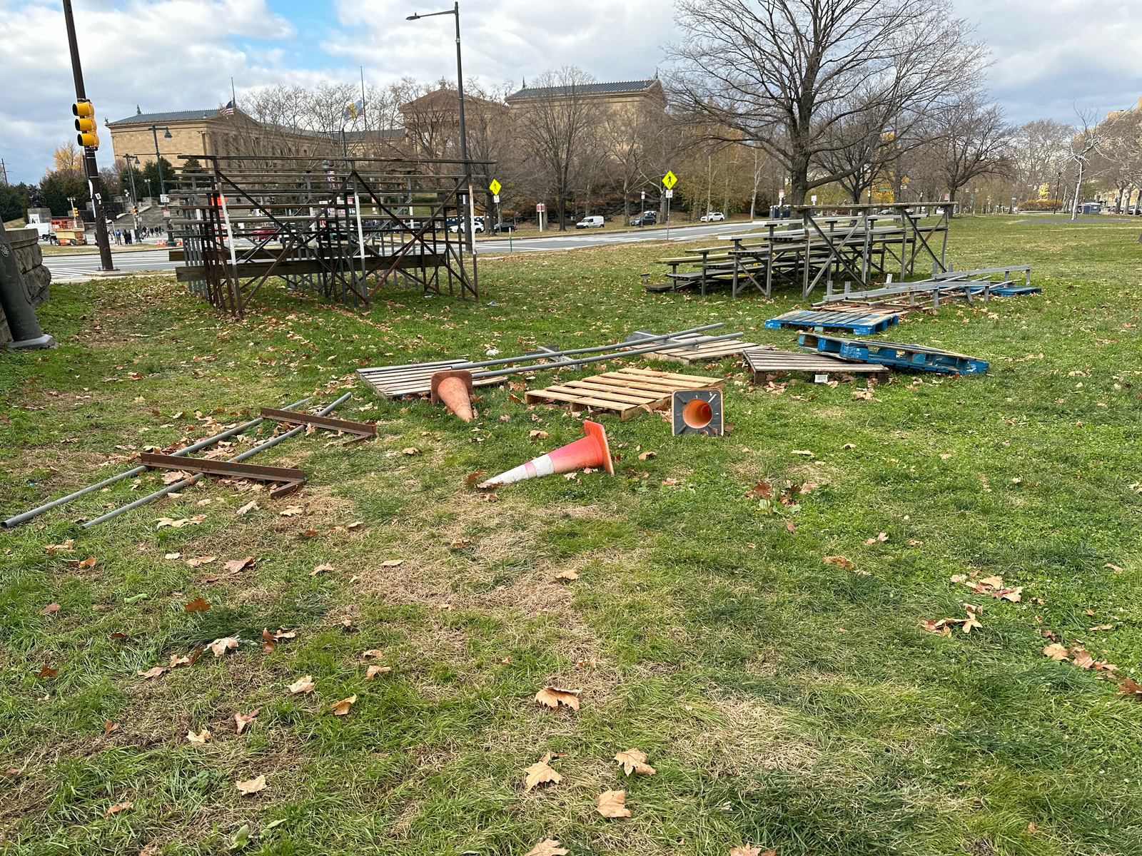 Photographic documentation of the work as submitted to the city's 311 record.