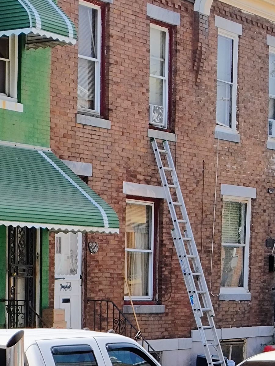 Photographic documentation of the work as submitted to the city's 311 record.