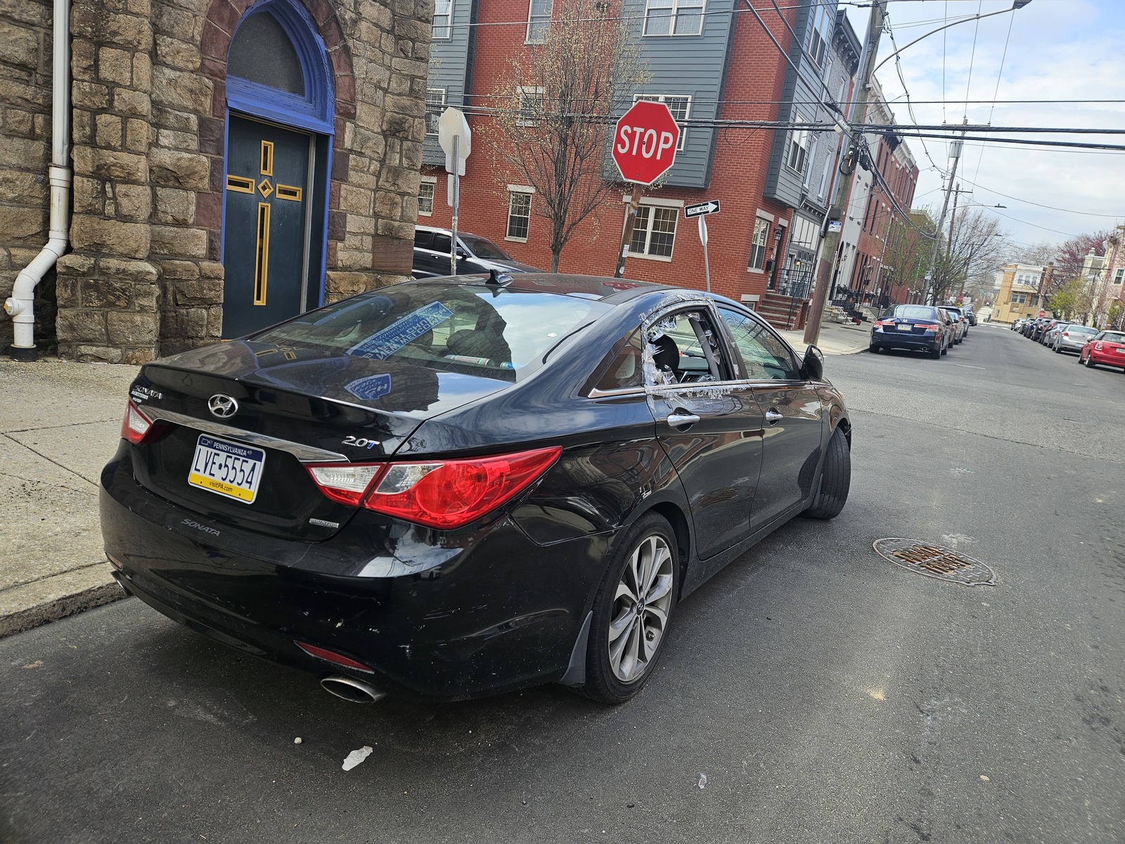 Photographic documentation of the work as submitted to the city's 311 record.