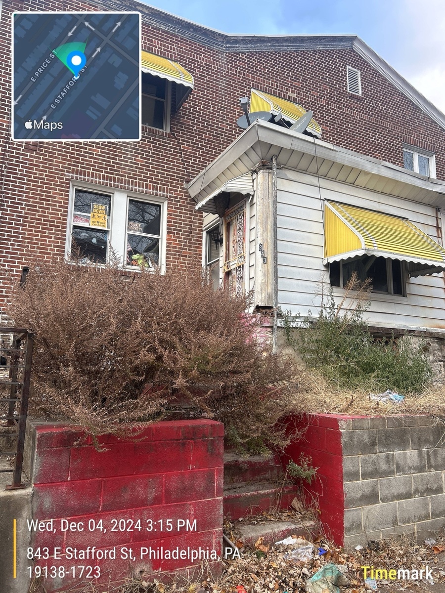Photographic documentation of the work as submitted to the city's 311 record.