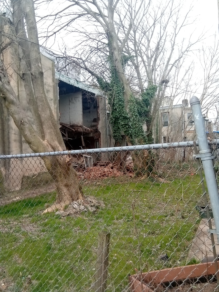Photographic documentation of the work as submitted to the city's 311 record.