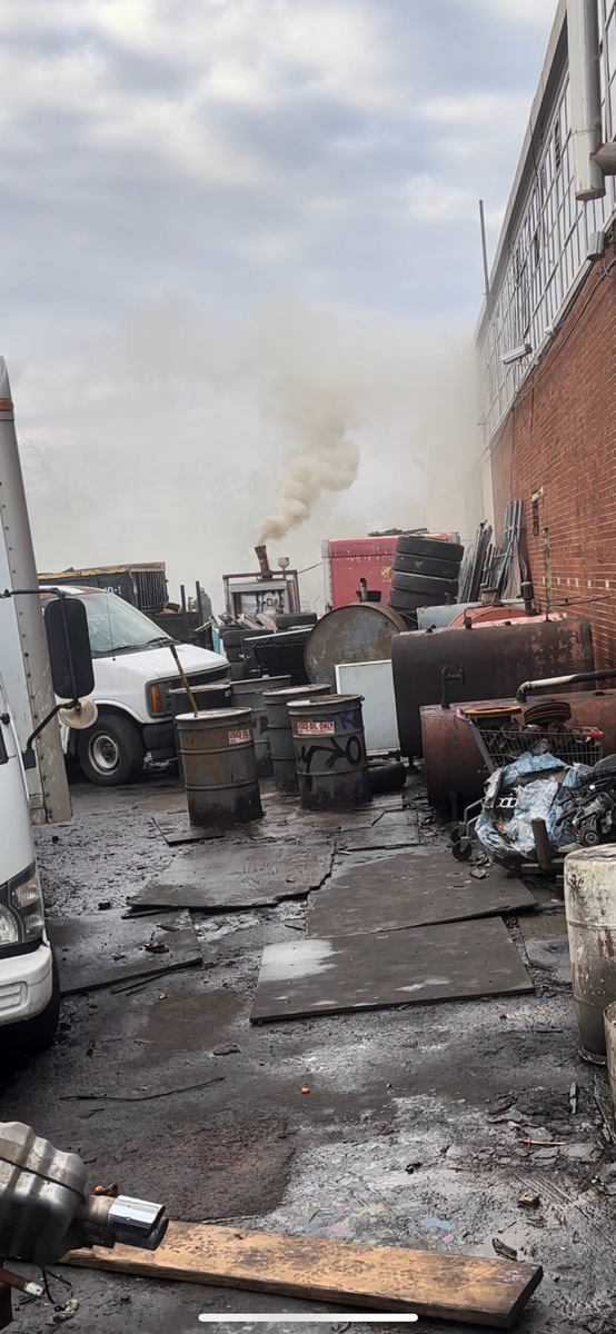 Photographic documentation of the work as submitted to the city's 311 record.