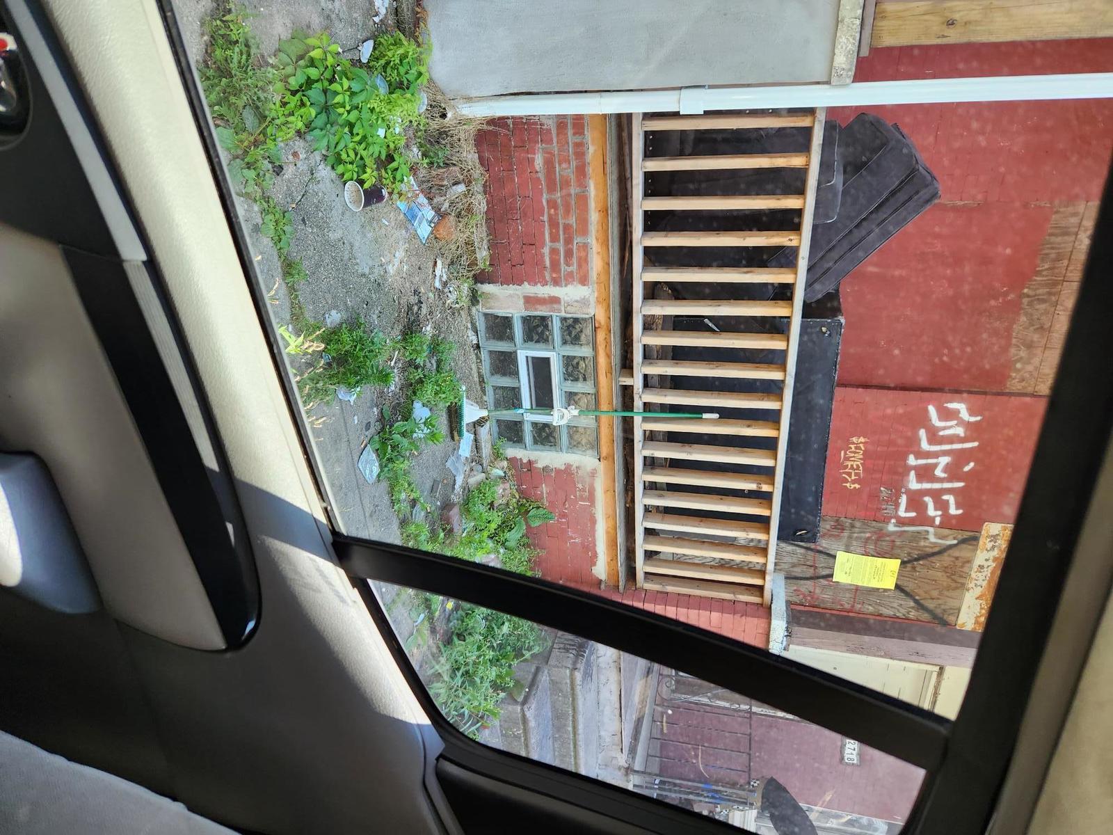 Photographic documentation of the work as submitted to the city's 311 record.