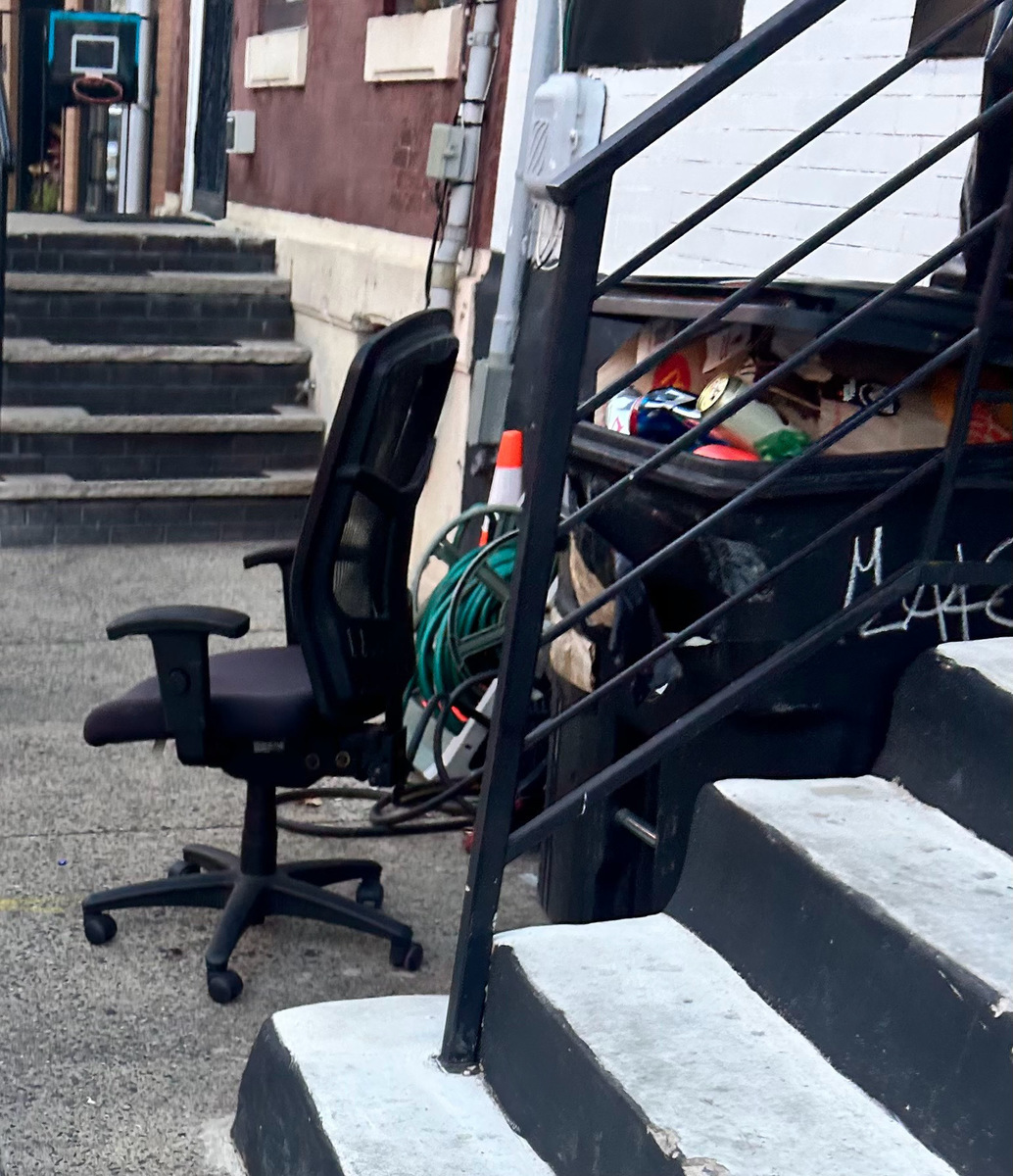 Photographic documentation of the work as submitted to the city's 311 record.