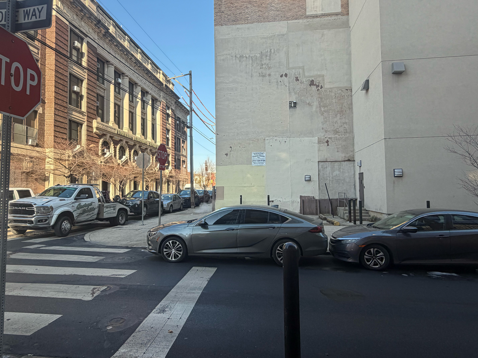 Photographic documentation of the work as submitted to the city's 311 record.