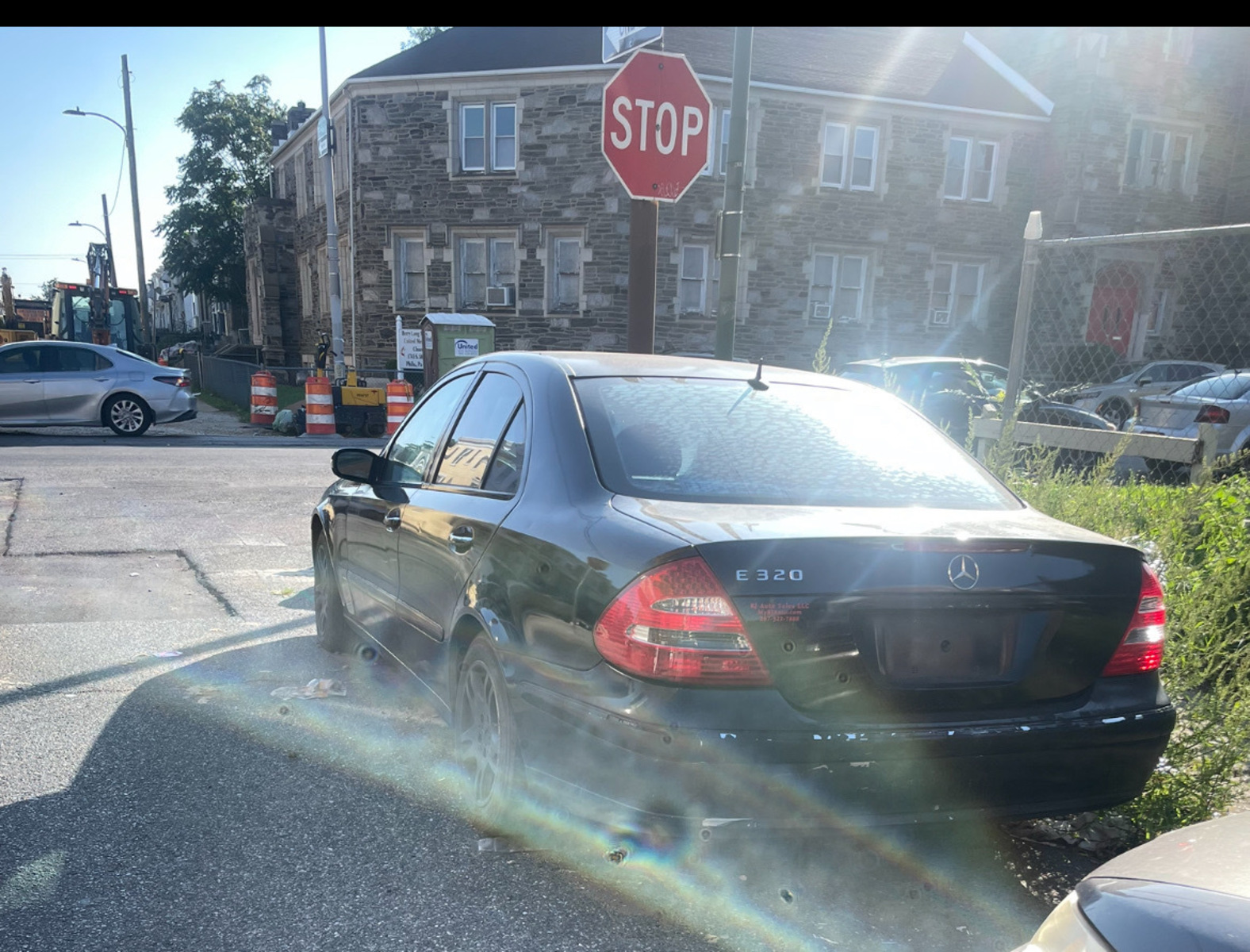 Photographic documentation of the work as submitted to the city's 311 record.