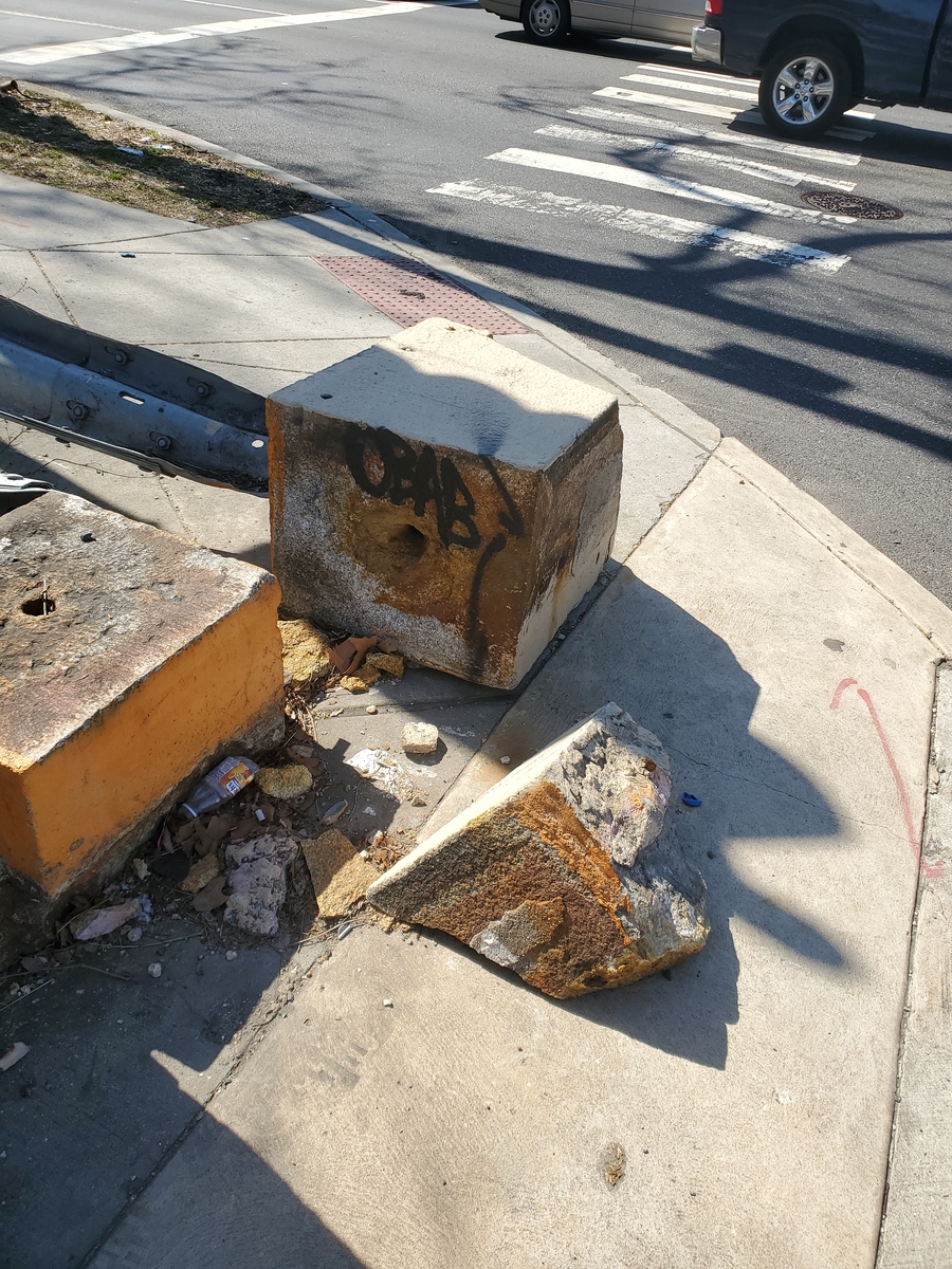 Photographic documentation of the work as submitted to the city's 311 record.