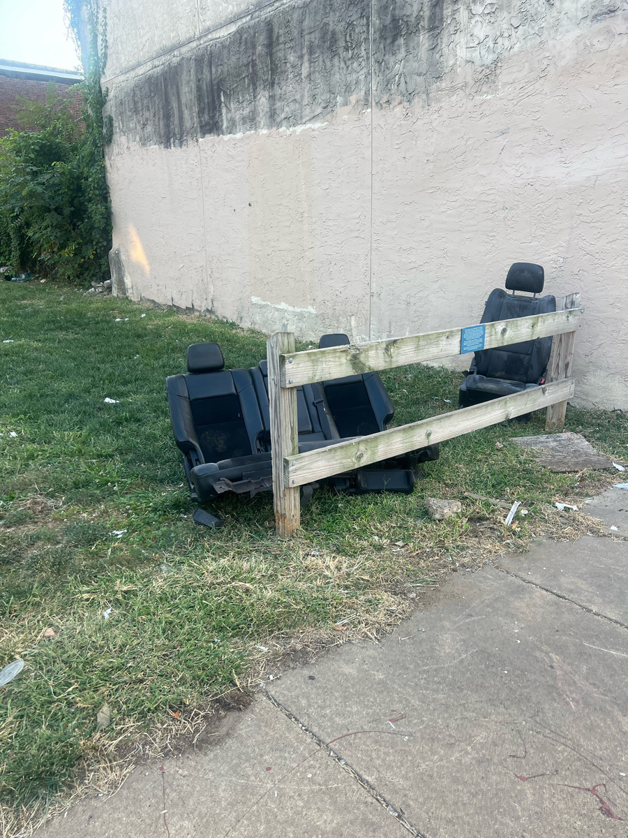 Photographic documentation of the work as submitted to the city's 311 record.