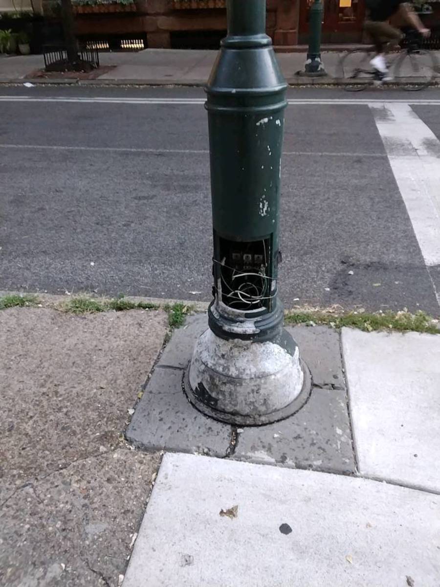 Photographic documentation of the work as submitted to the city's 311 record.